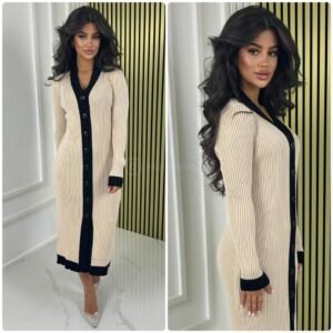 فستان شتوي انيق يتميز بالوان شتوية رائعة