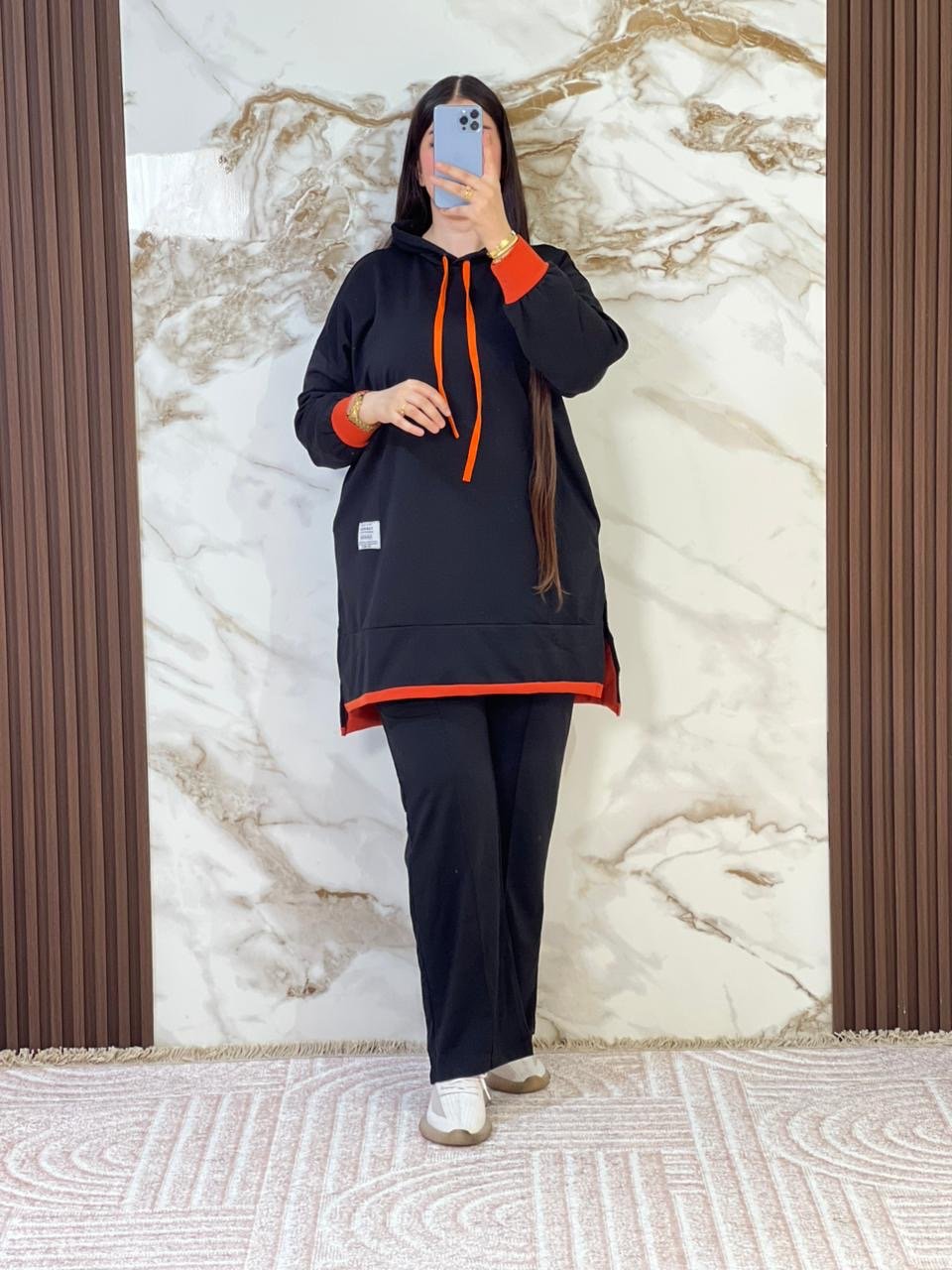 Ensemble Kitma garnage orange