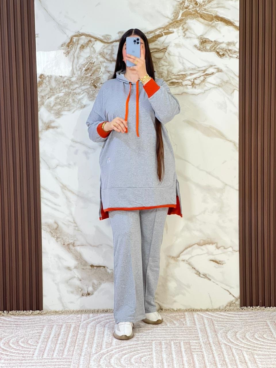 Ensemble Kitma garnage orange - Image 2